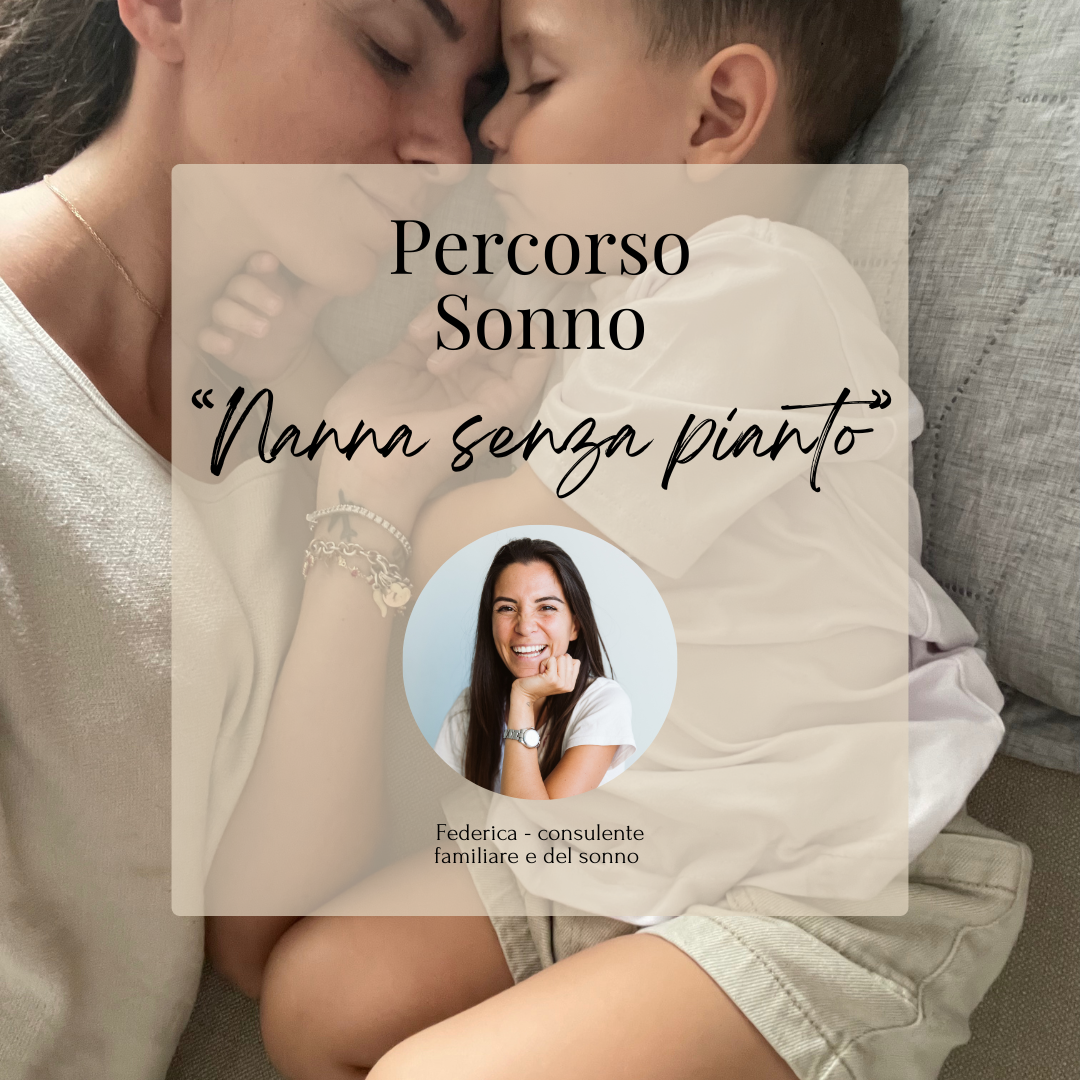 Percorso sonno bambini 5 mesi 6 anni nanna senza pianto con Federica, consulente familiare del sonno - With Love Family