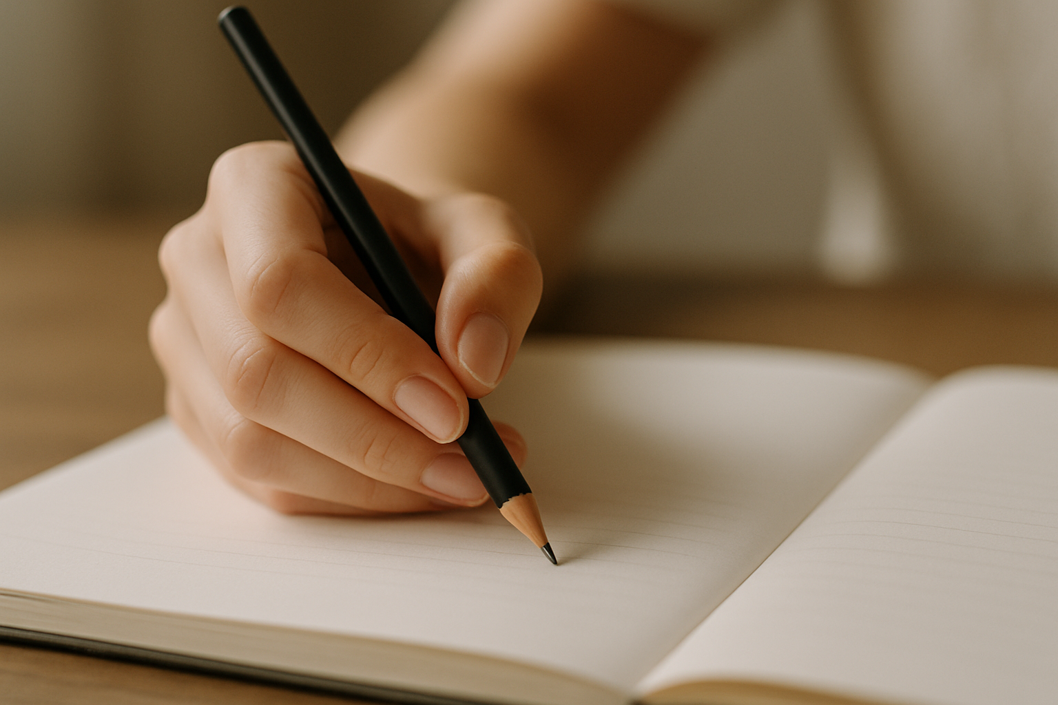 writer, woman hand