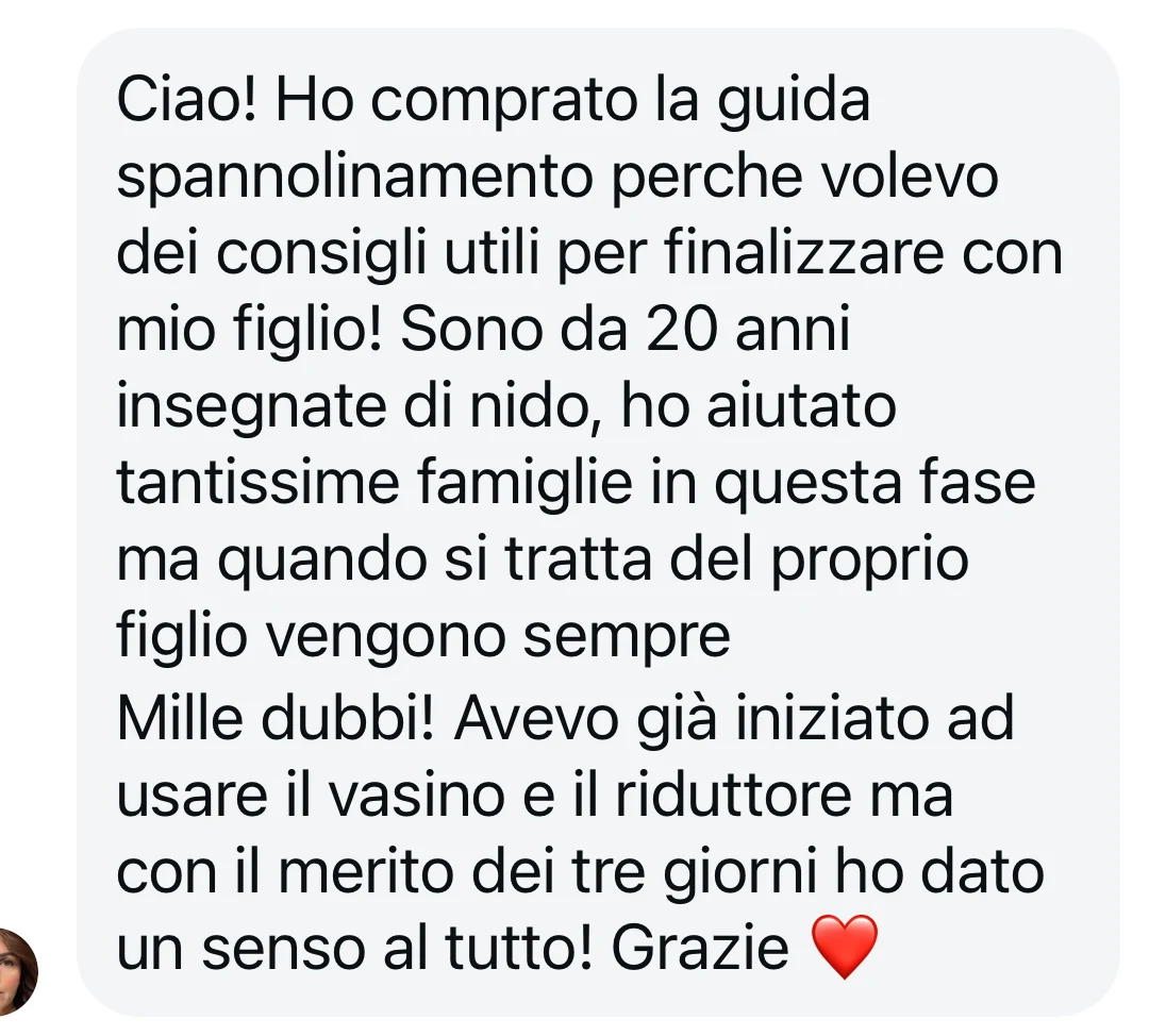 Recensione di una mamma sulla guida allo spannolinamento