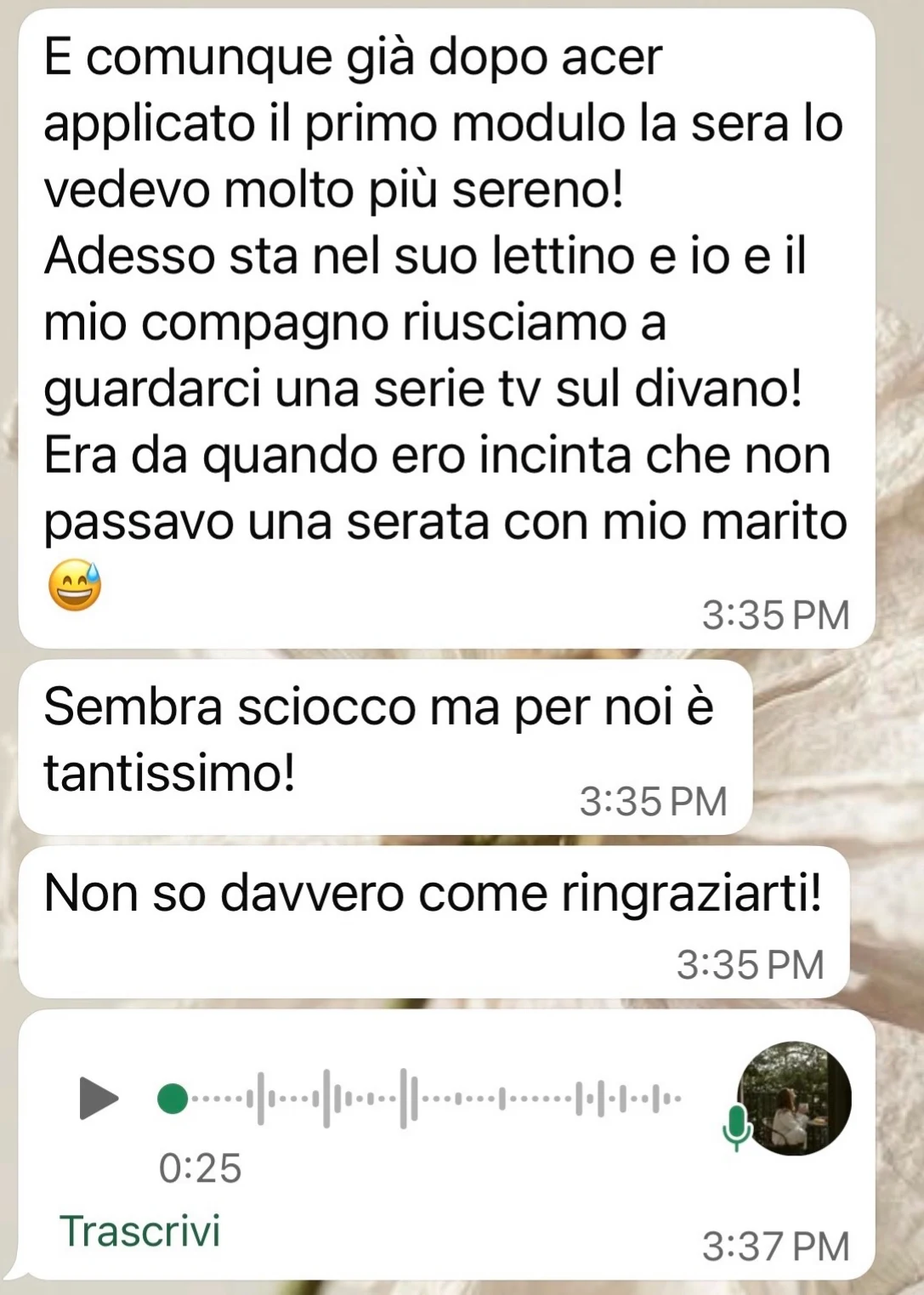 Recensione di un genitore sul percorso sonno With Love