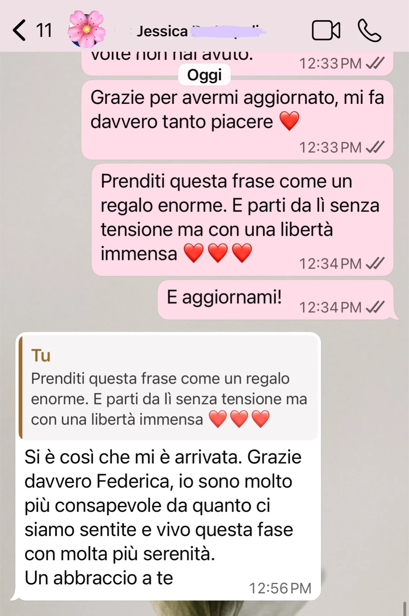 Feedback di una famiglia dopo la consulenza del sonno infantile